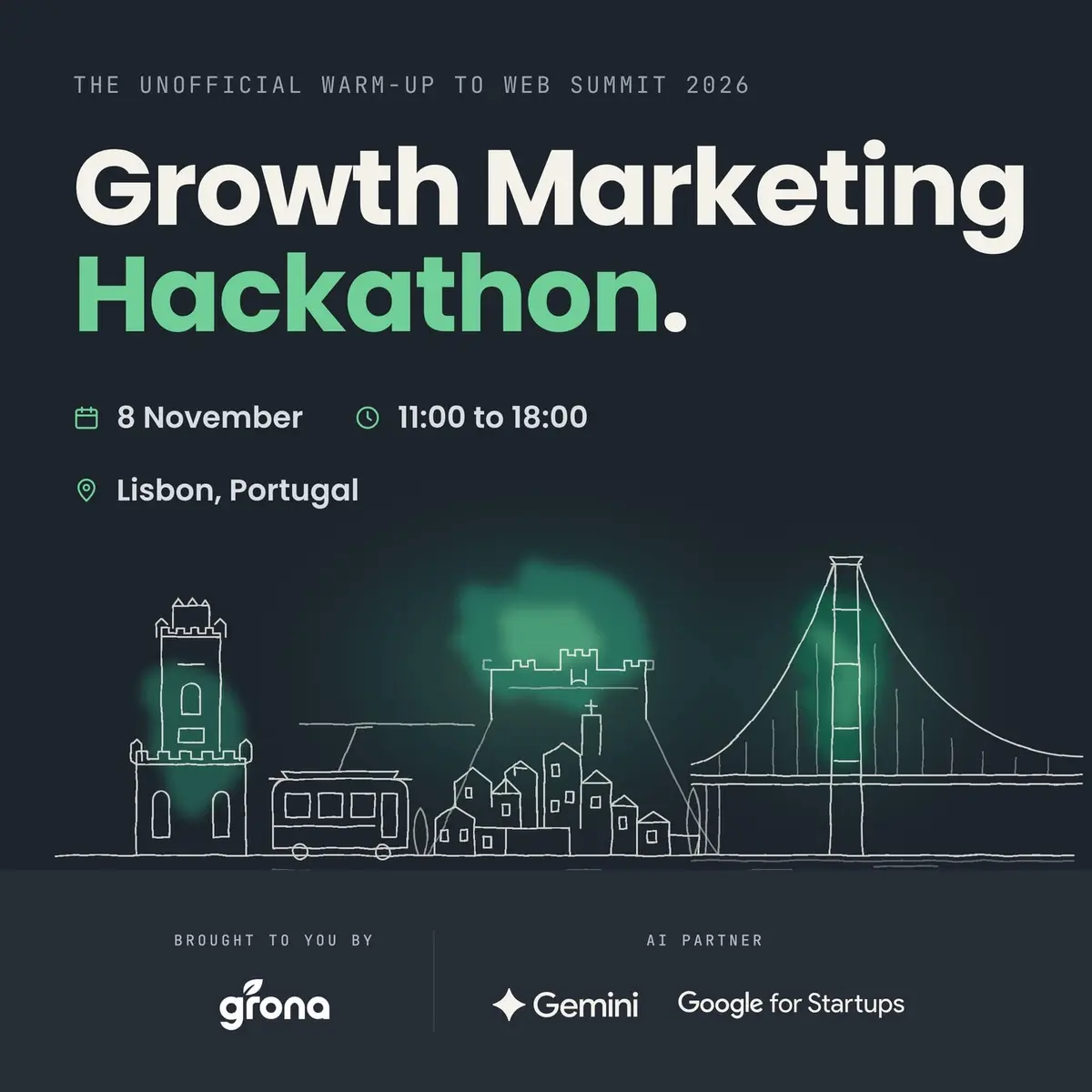 Growth Marketing Hackathon · Lisbon, event image