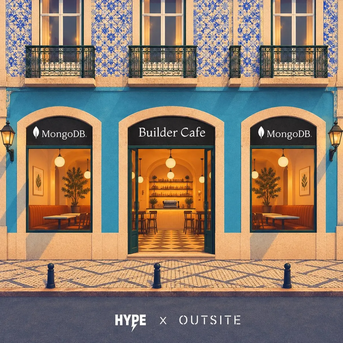 Builder Cafe by MongoDB, HYPE and Outsite @ Web Summit, event image