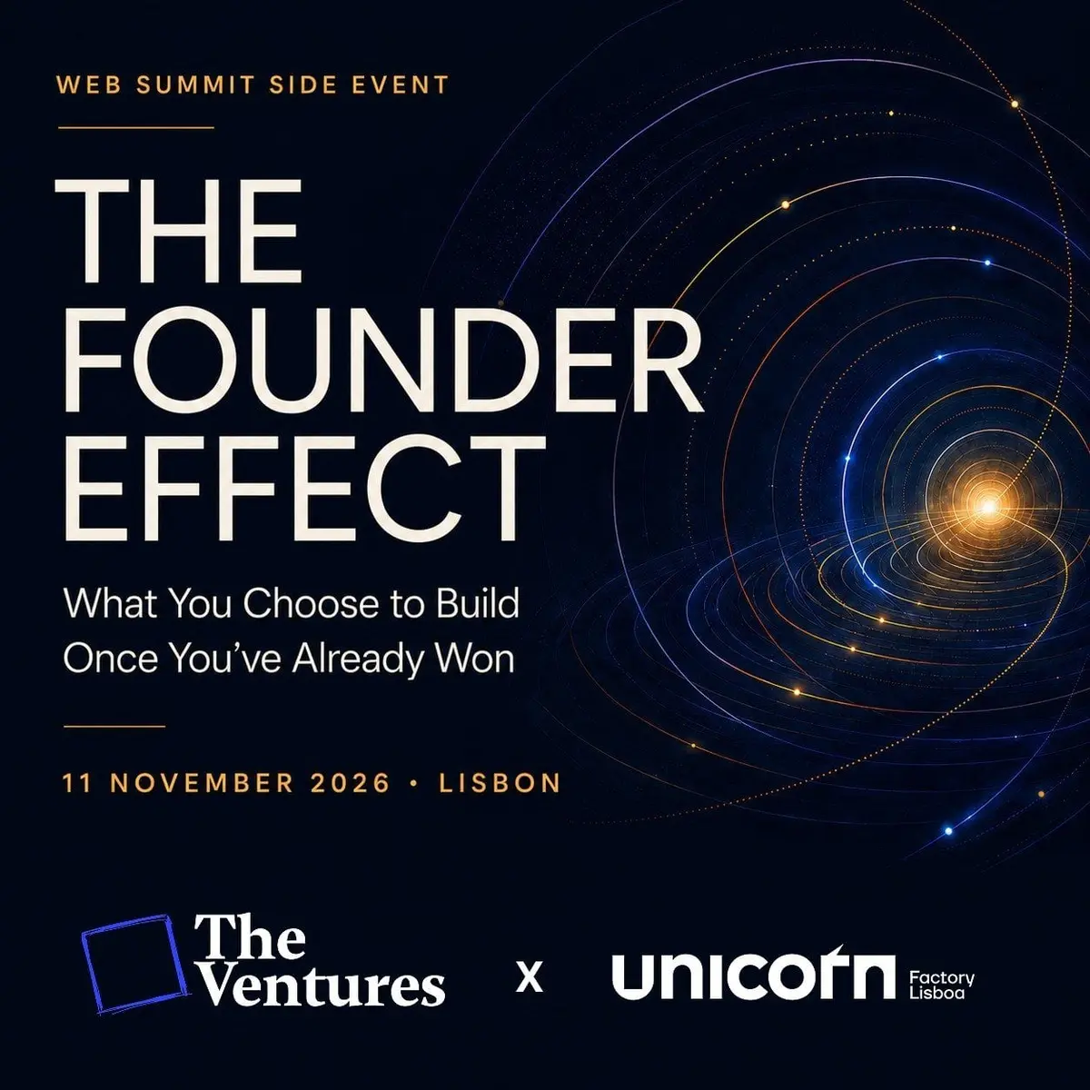 The Founder Effect: What You Choose to Build Once You've Already Won, event image
