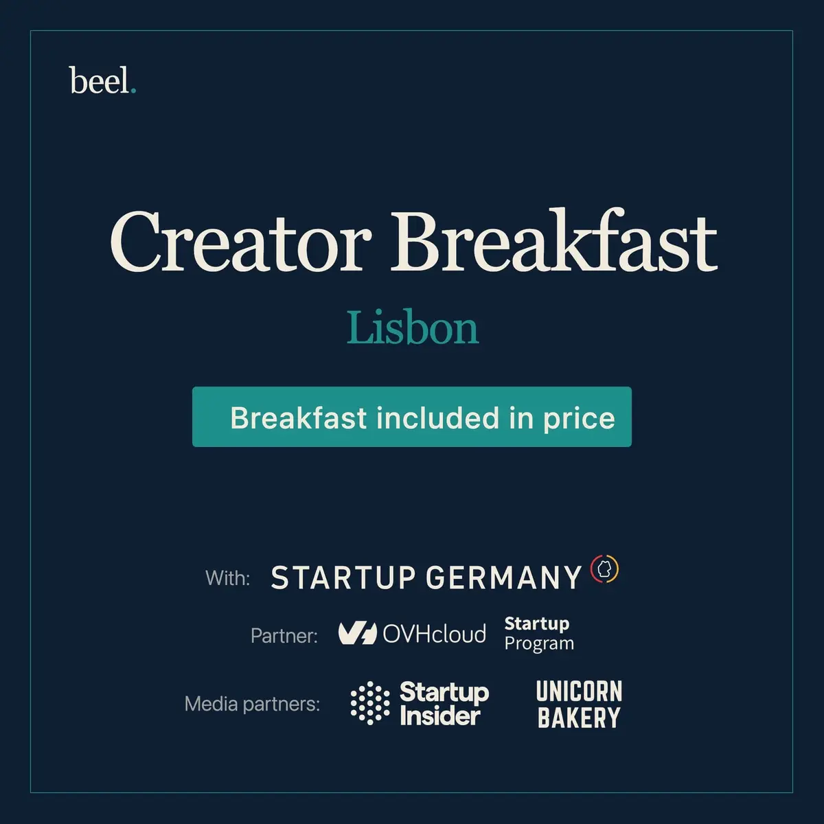 Creator Breakfast, event image