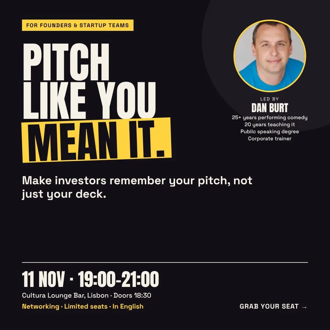 Pitch Like You Mean It: Comedy Techniques for Founders, event image