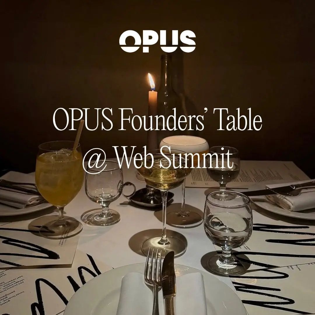 OPUS Founders' Table: Web Summit Edition, event image